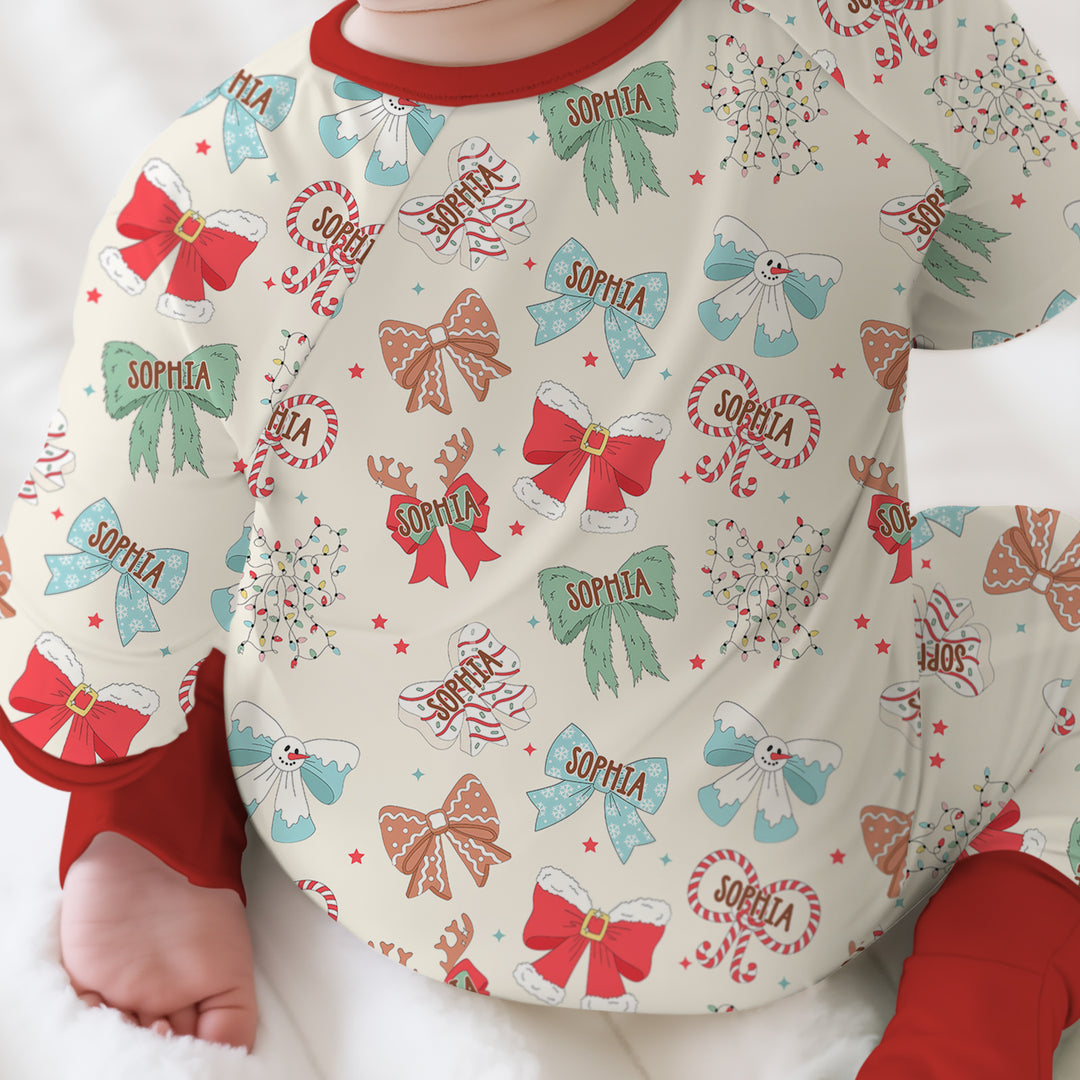 Custom Retro Bowl Christmas  Convertible Zippy