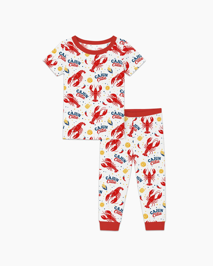 Cajun Cutie Bamboo Two Piece Short Sleeve Pajama Set
