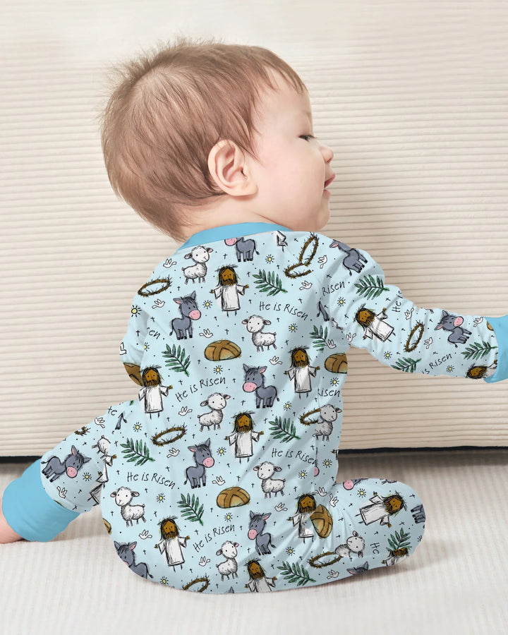 He Is Risen Easter Family Matching Convertible Zippy