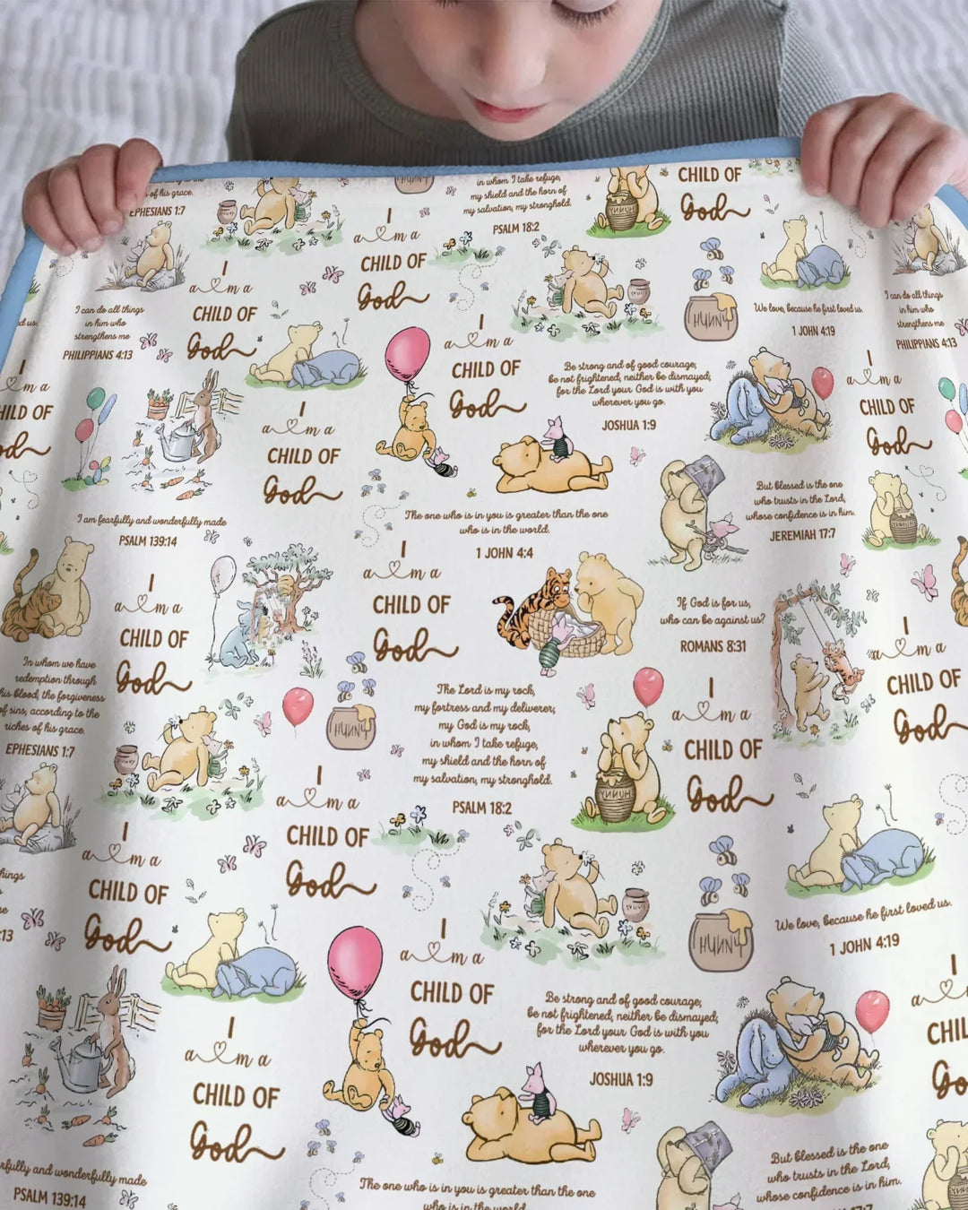 Child of God Whimsy Woodland Blanket