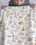 Child of God Whimsy Woodland Bamboo Blanket