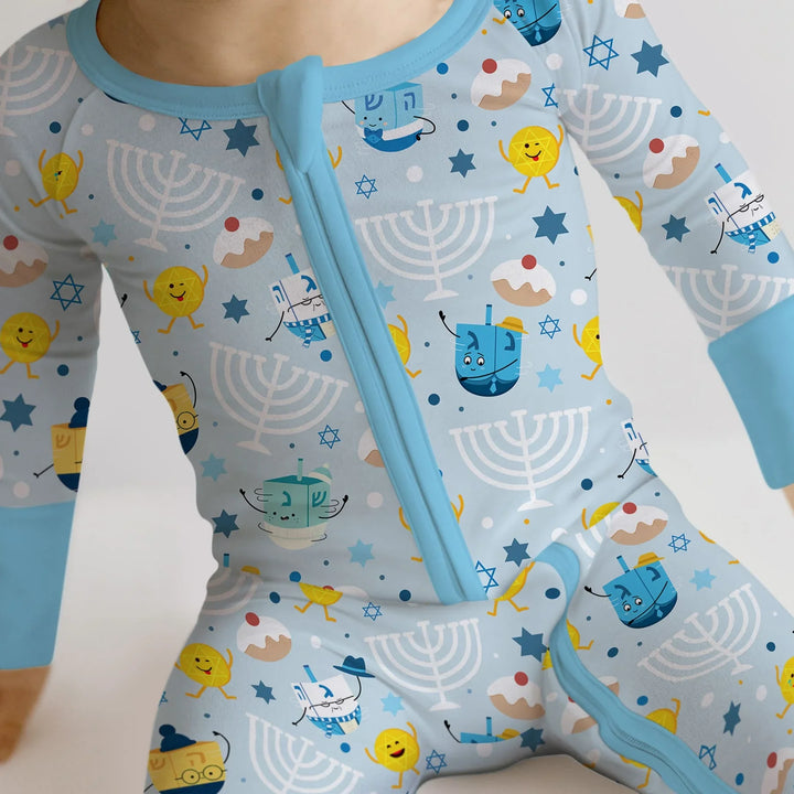 Hanukkah Little Dreidel Family Convertible Zippy