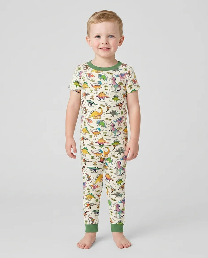 Zweiteiliges, kurzärmliges Pyjama-Set mit Marienkäfern