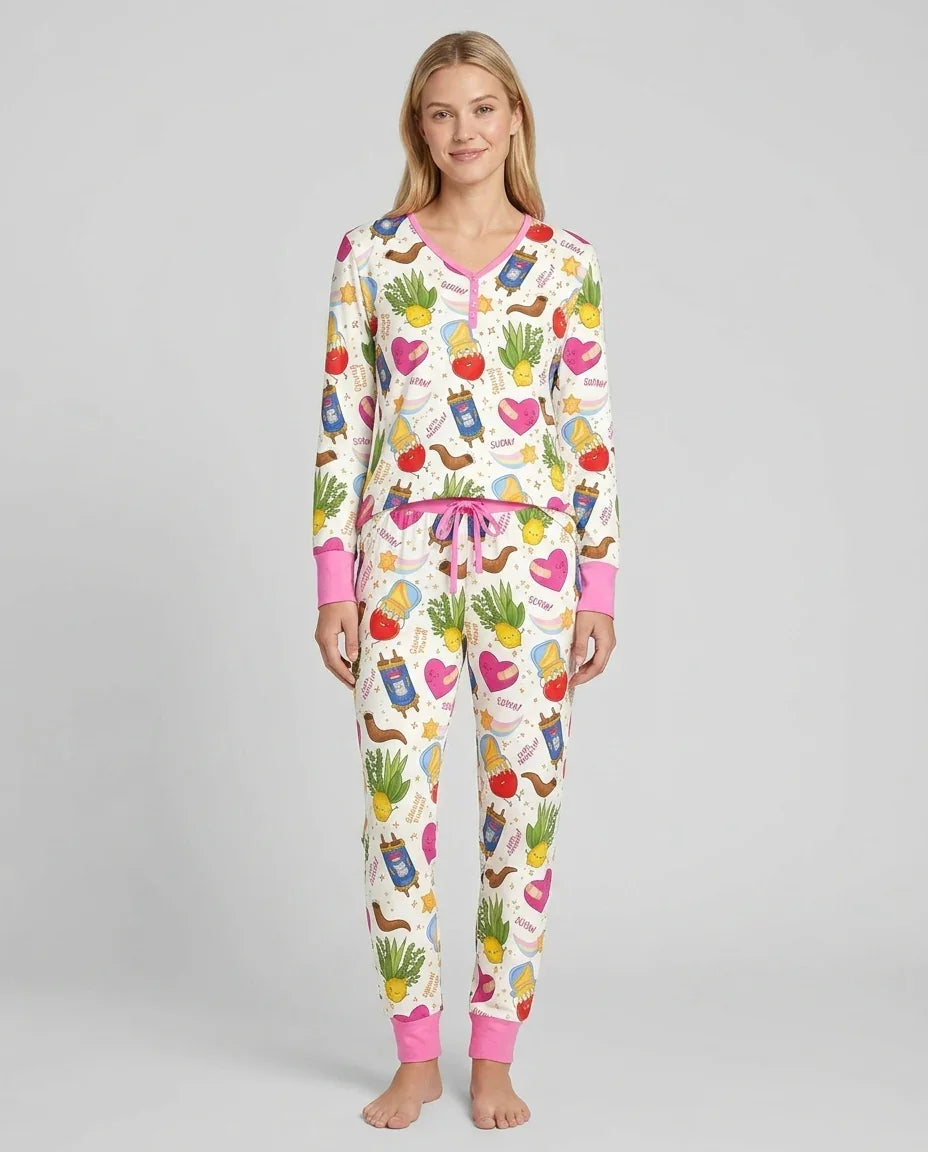 Jewish High Holidays Bamboo Women Pajama Set