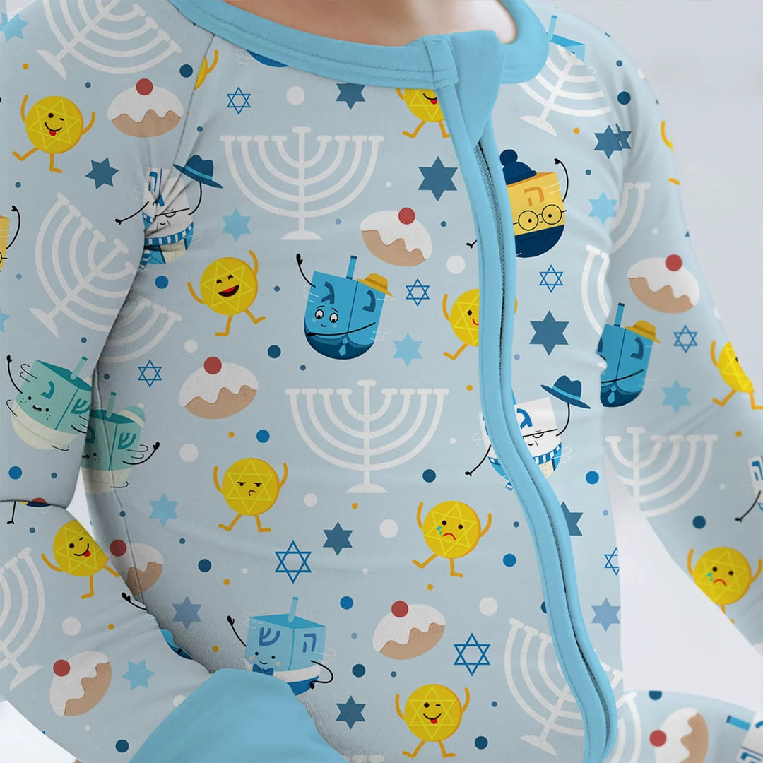 Hanukkah Little Dreidel Family Convertible Zippy