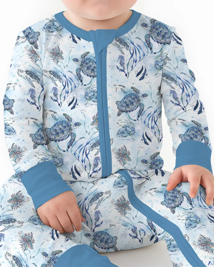 Little Turtles Family Matching Bamboo Convertible Zippy