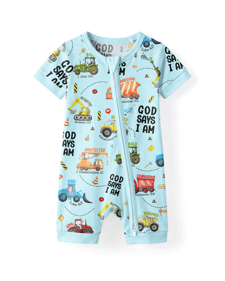God Says I Am Bamboo Shorty Zippy