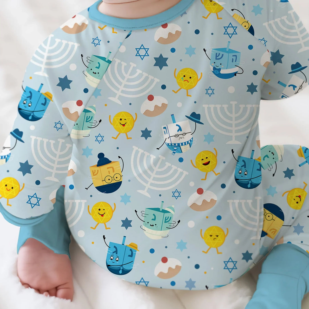 Hanukkah Little Dreidel Family Convertible Zippy