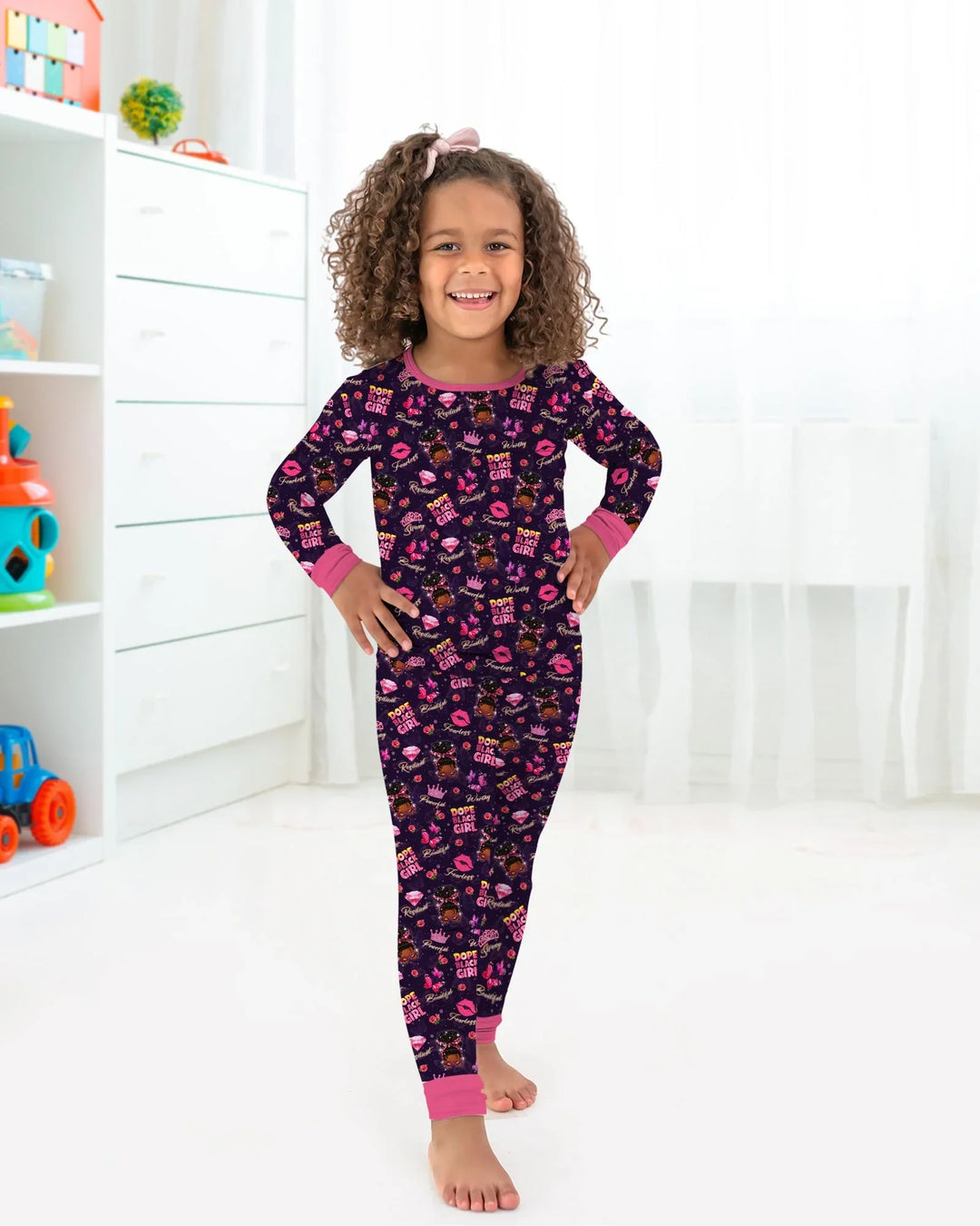 Zweiteiliges, kurzärmliges Pyjama-Set mit Marienkäfern