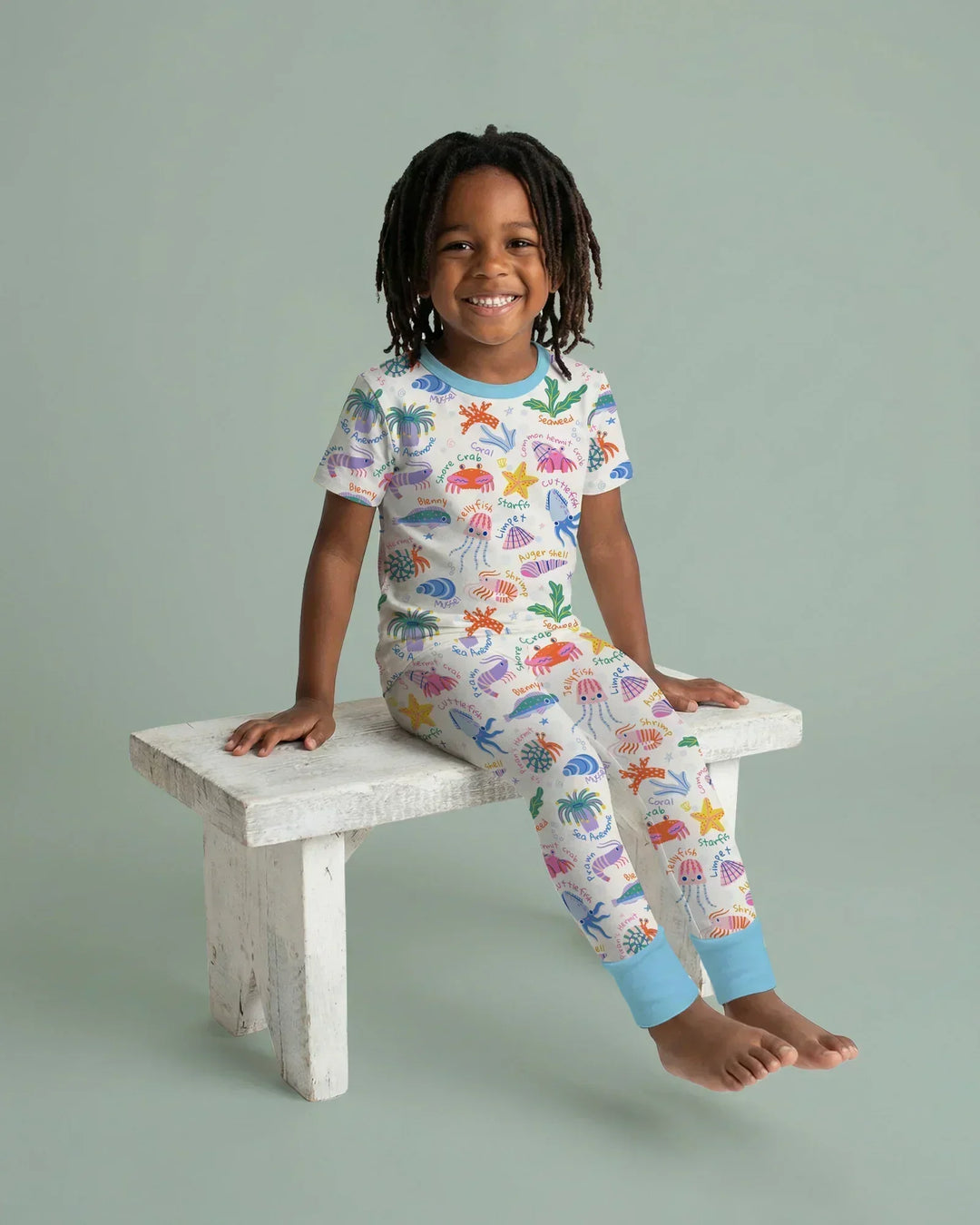 Zweiteiliges, kurzärmliges Pyjama-Set mit Marienkäfern