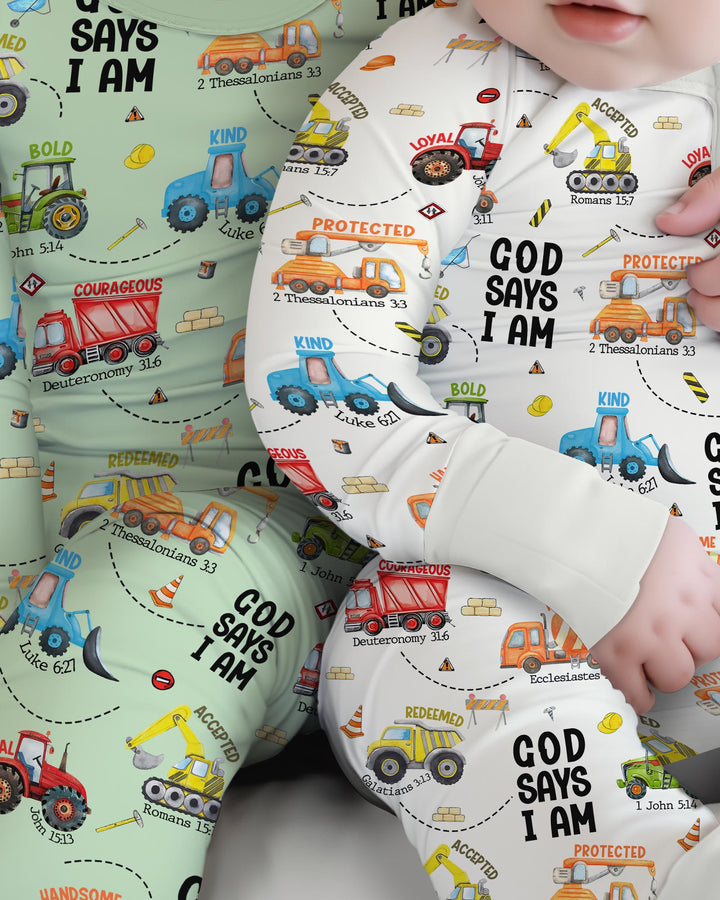 God Says I Am Boy Convertible Zippy