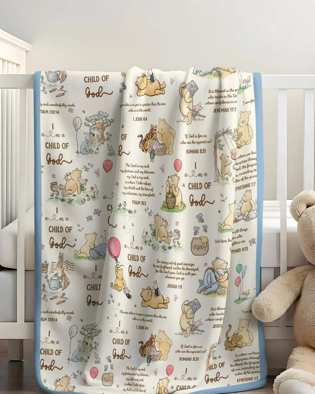 Child of God Whimsy Woodland Blanket