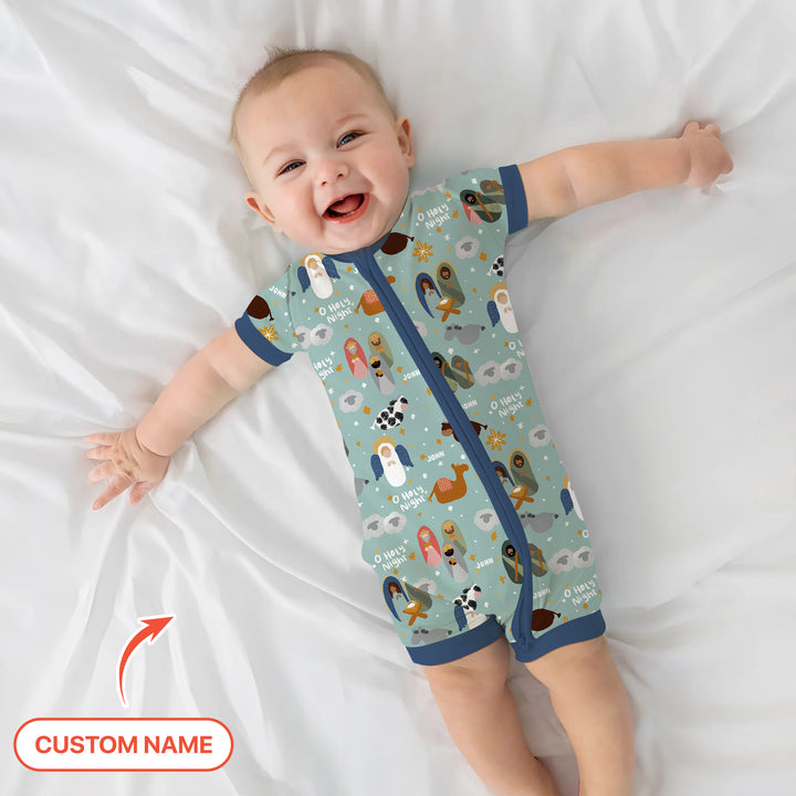 O Holy Night Custom Name Shorty Zippy