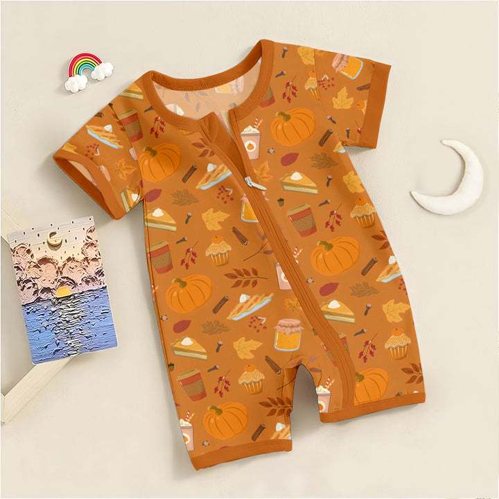 Bamboo Pumpkin Spice Outfit for Baby – Cozy and Warm