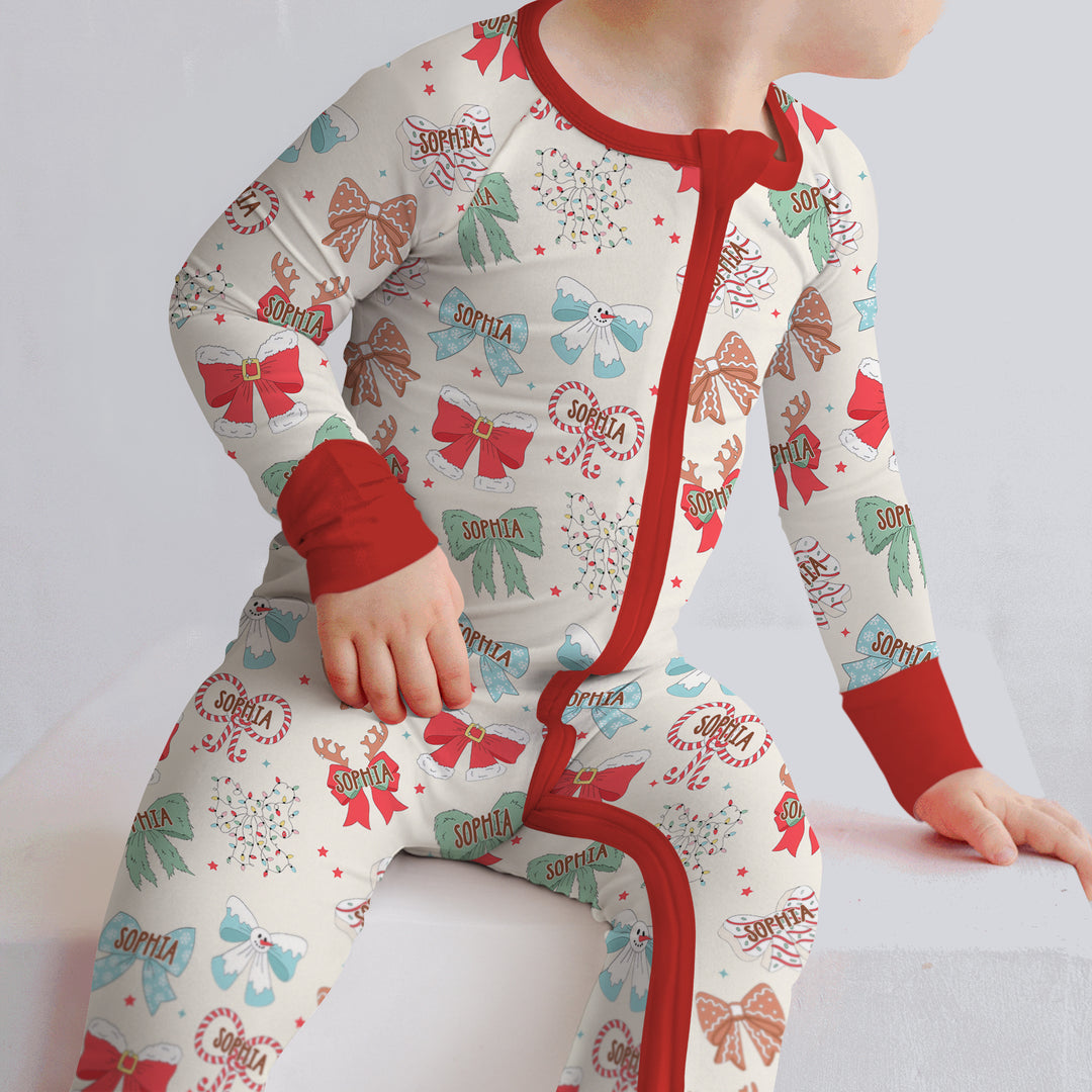 Custom Retro Bowl Christmas  Convertible Zippy