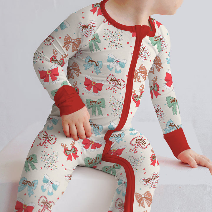 Custom Retro Bowl Christmas  Convertible Zippy