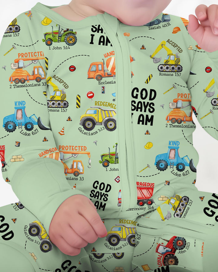 God Says I Am Boy Convertible Zippy