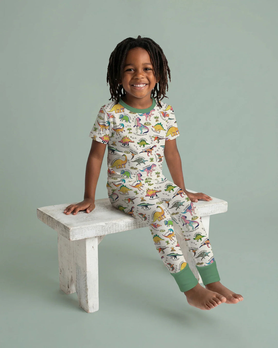 Zweiteiliges, kurzärmliges Pyjama-Set mit Marienkäfern