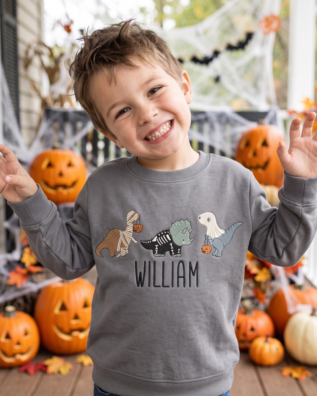 Sweatshirt mit Rundhalsausschnitt aus Bambusfaser