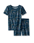 Pijama de dos piezas con pantalón corto y manga corta "Catching Fireflies" de bambú