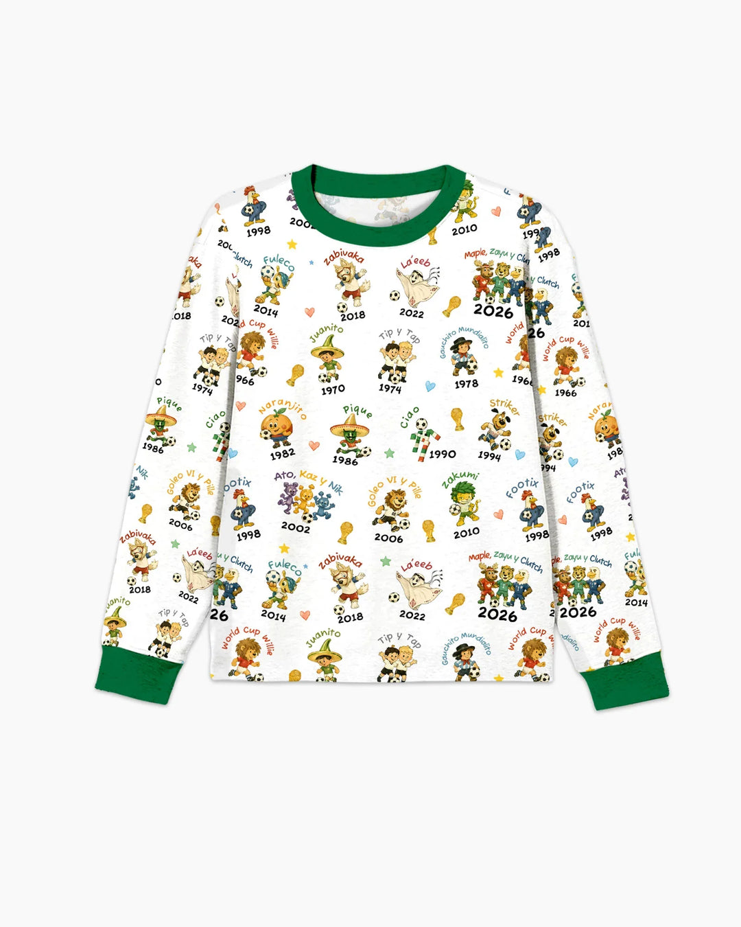 Soccer cup Mascots Bamboo Men's Pajama Set