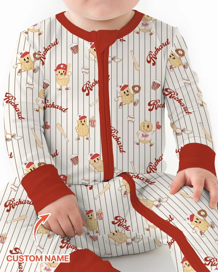 Custom Nam Retro Ballgame Bamboo Convertible Zippy