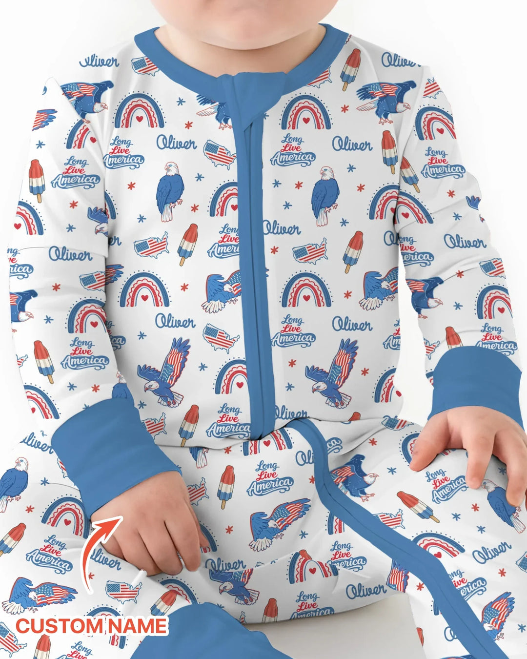 Gerippte Babykleidung mit individuellem Foto - Weich &amp; Skizzenhaft