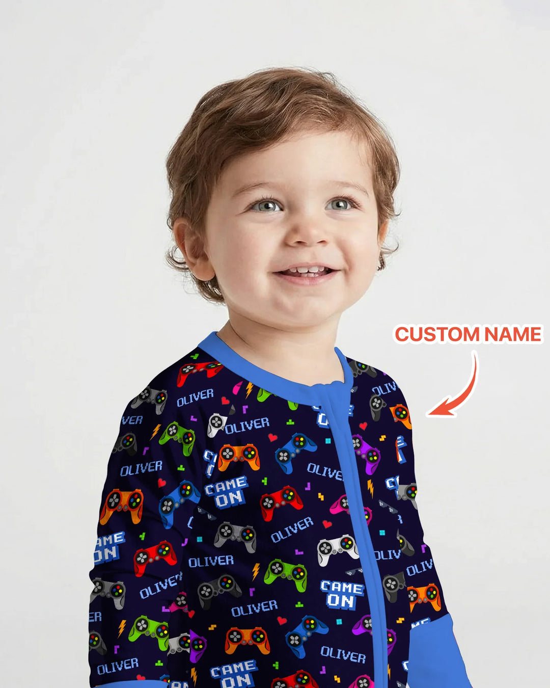 Custom Name Game On Family Matching Bamboo Convertible Zippy