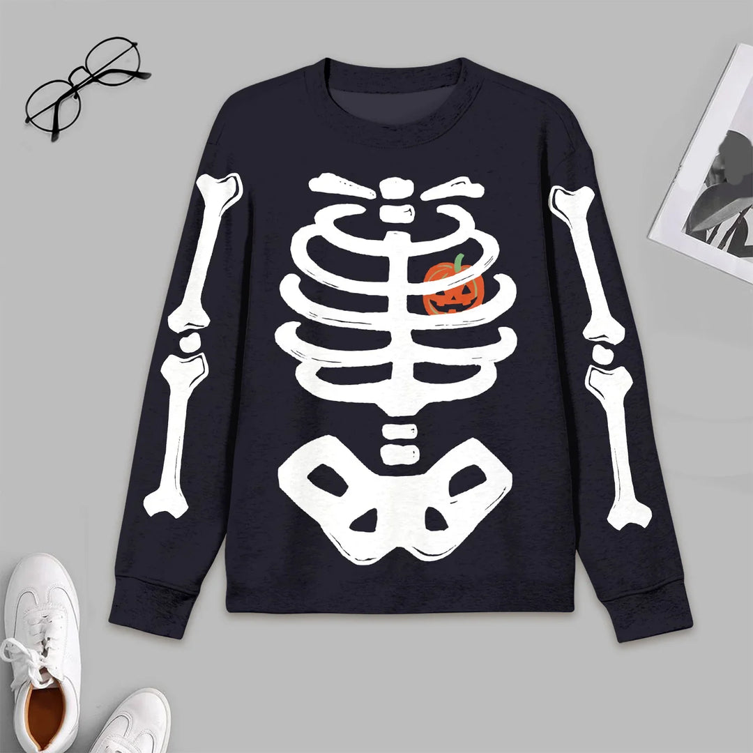 Halloween Glow In The Dark Skeleton Men's Pajama Set , Halloween Glow In The Dark Skeleton Men's Pajama Set - XS