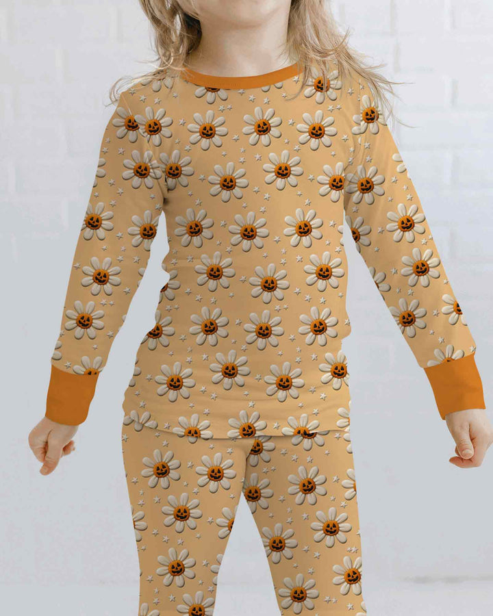 Happy Jack Daisy Bamboo Two Piece Long Sleeve Pajama Set