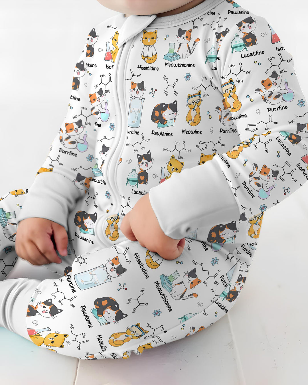 Biochemistry Cat Bamboo Convertible Zippy