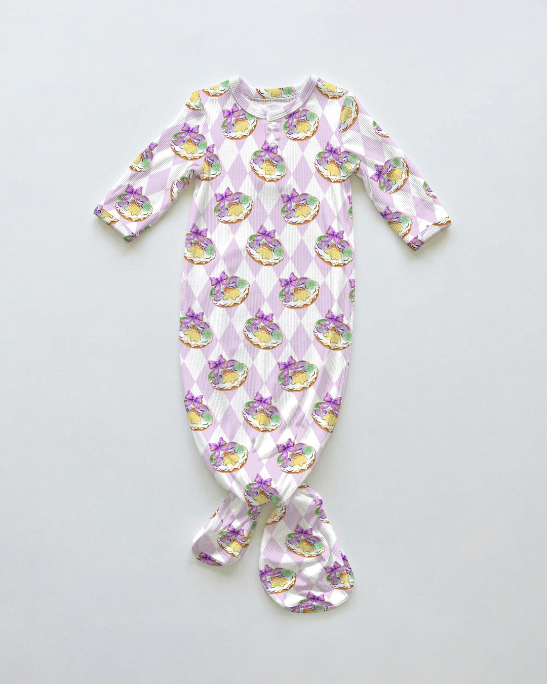 Mardi Gras Donut Knot Gown