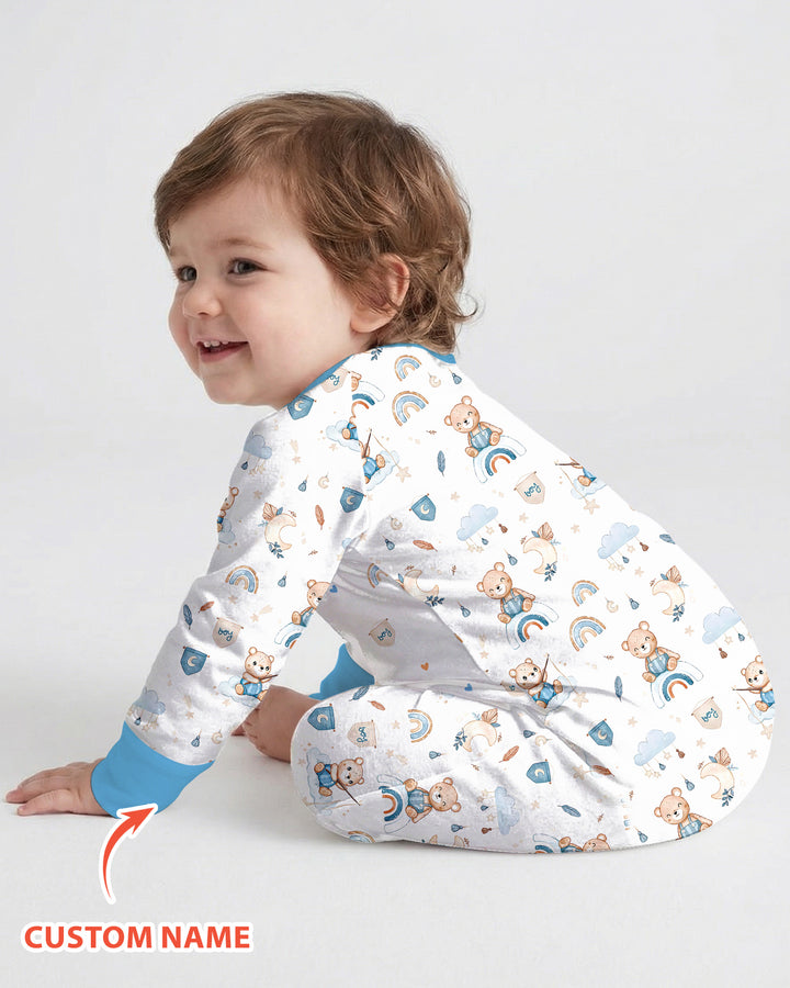 Custom Name Daddy' Boy Mommy' World Bamboo Convertible Zippy