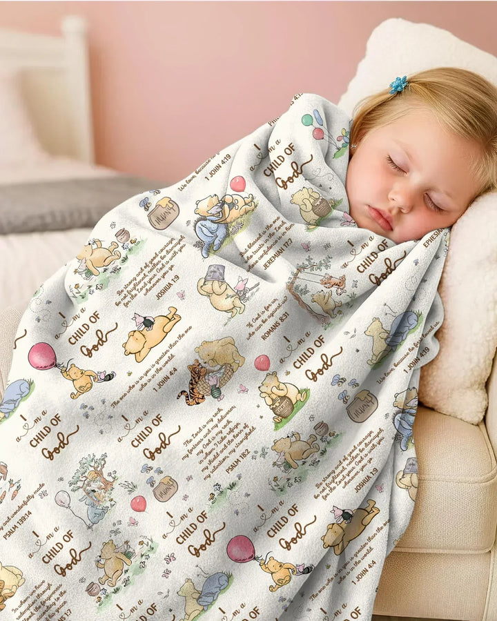 Child of God Whimsy Woodland Blanket