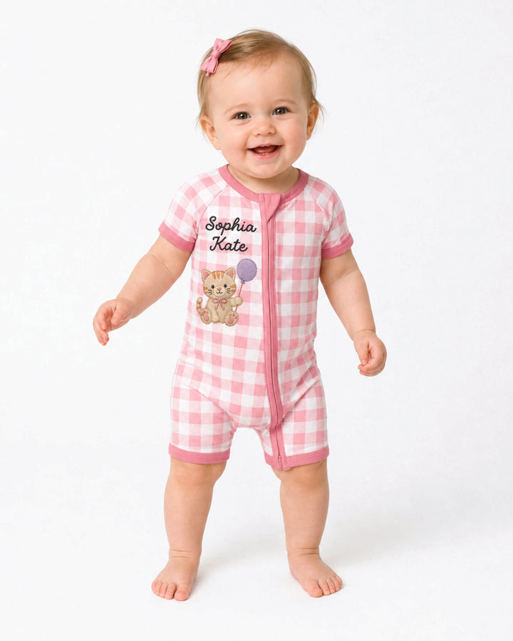 Teddy Bear Baby Bamboo Shorty Zippy