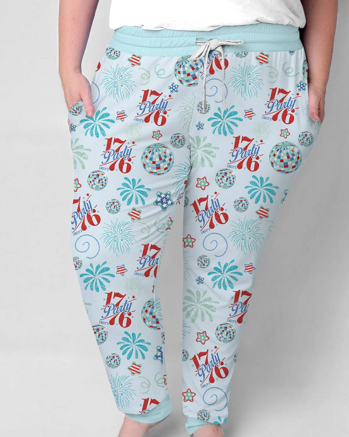 Land Of Free Family Matching Bamboo Women Pajama Set