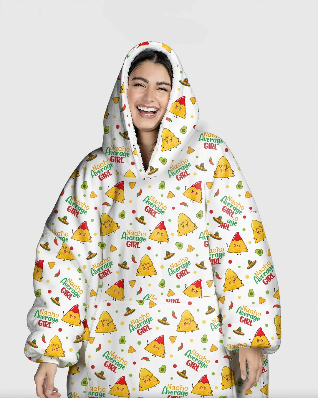 Lil Nacho Average Kid Tragbarer Bambus-Deckenhoodie