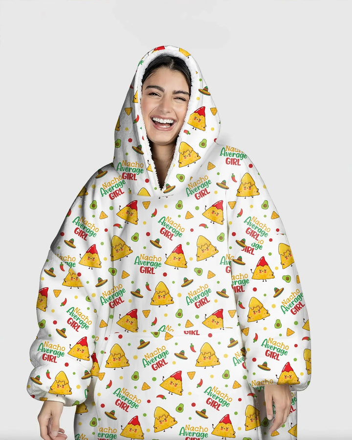 Lil Nacho Average Kid Tragbarer Bambus-Deckenhoodie