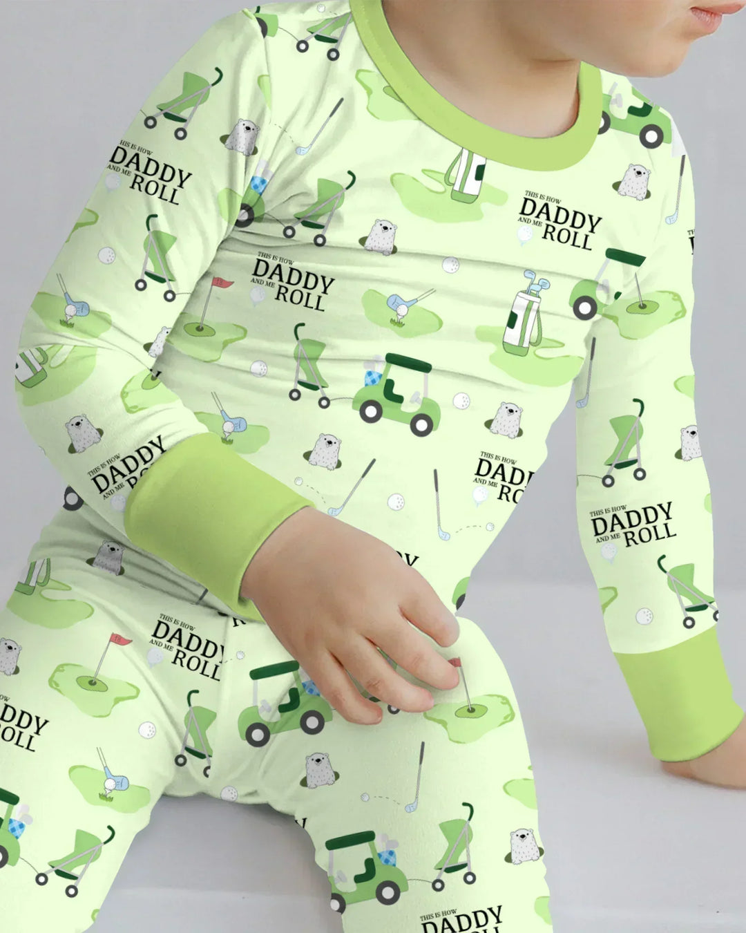 Daddy Golf Team Two Piece Long Sleeve Pajama Set