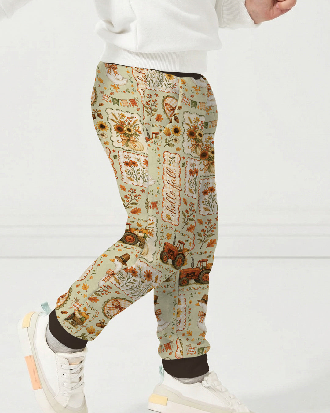 Plantilla de pantalón jogger de bambú