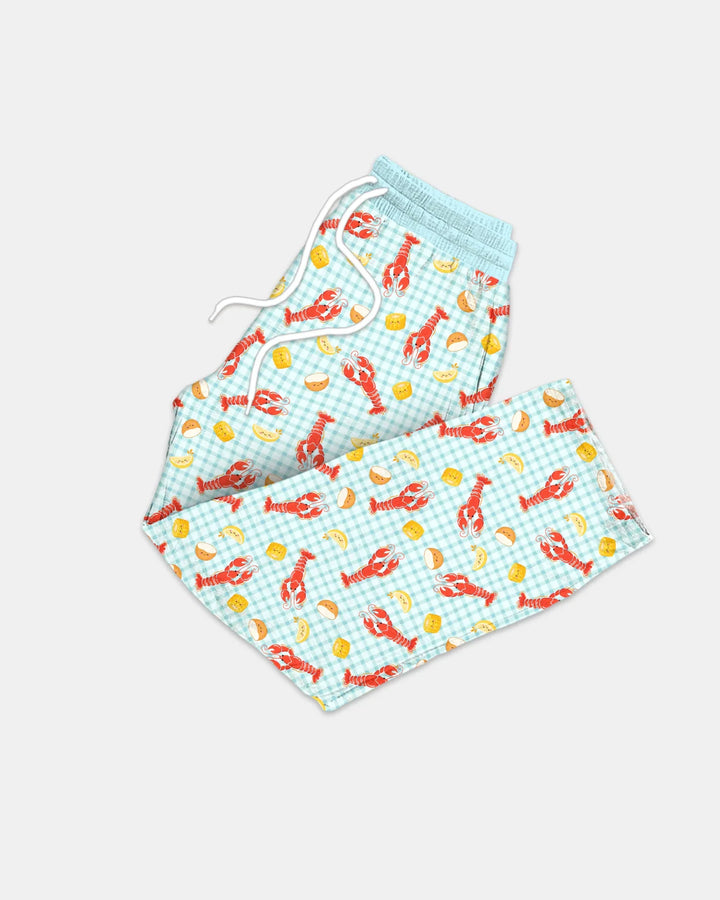Preppy Crawfish Season Bamboo Men's Pajama Set