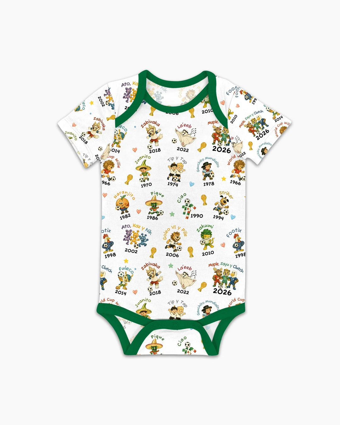 Soccer cup Mascots Bamboo Bodysuit