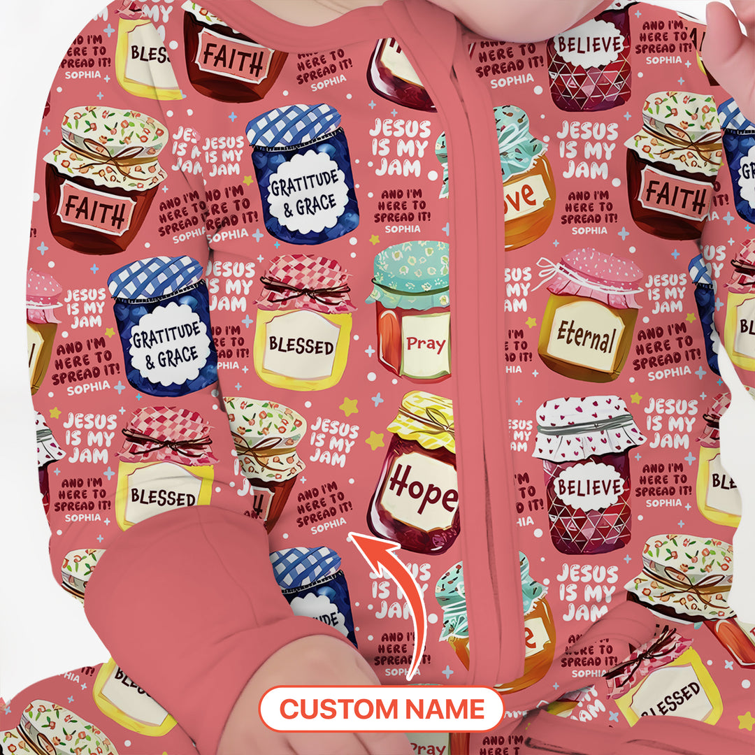 Jesus Is My Jam Custom Name Convertible Zippy