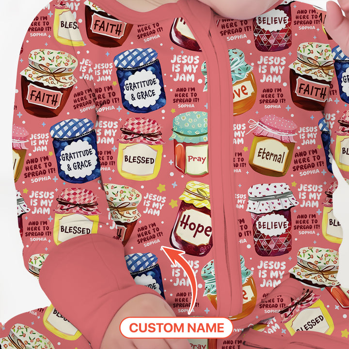 Jesus Is My Jam Custom Name Convertible Zippy