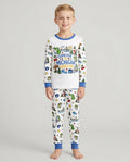 Someone in Michigan Loves Me Bamboo Two Piece Long Sleeve Pajama Set
