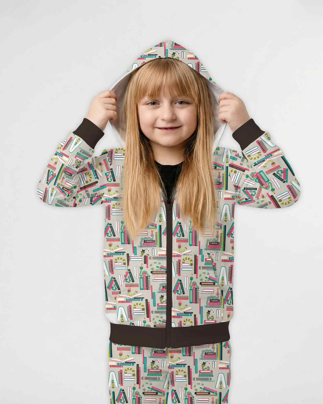 Bookworm Adventures Bamboo Zip Hoodie