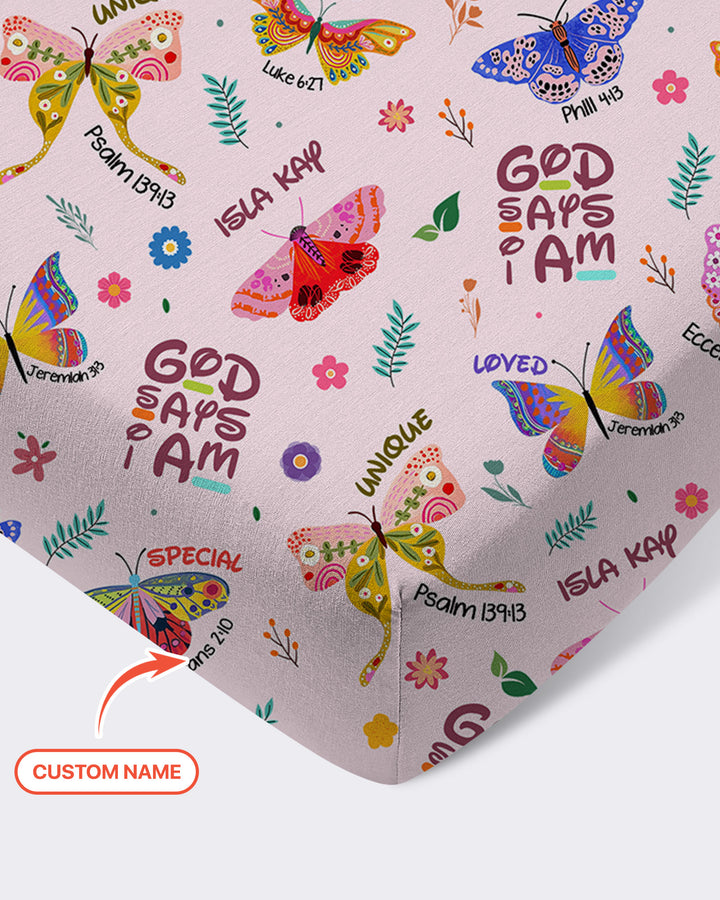 Vorlage für individuelle Spannbettlaken für Kinderbetten