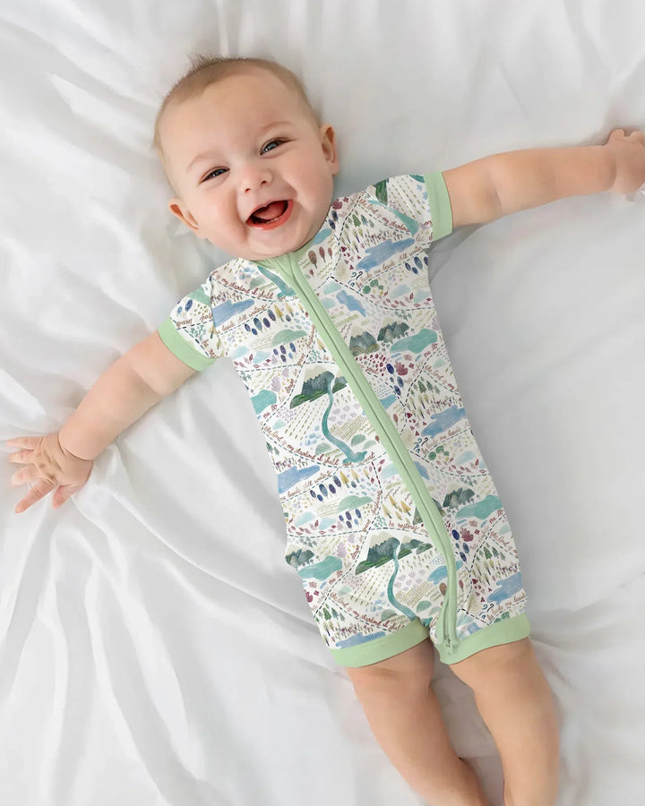 Whimsical Psalms 23 Map Shorty Zippy