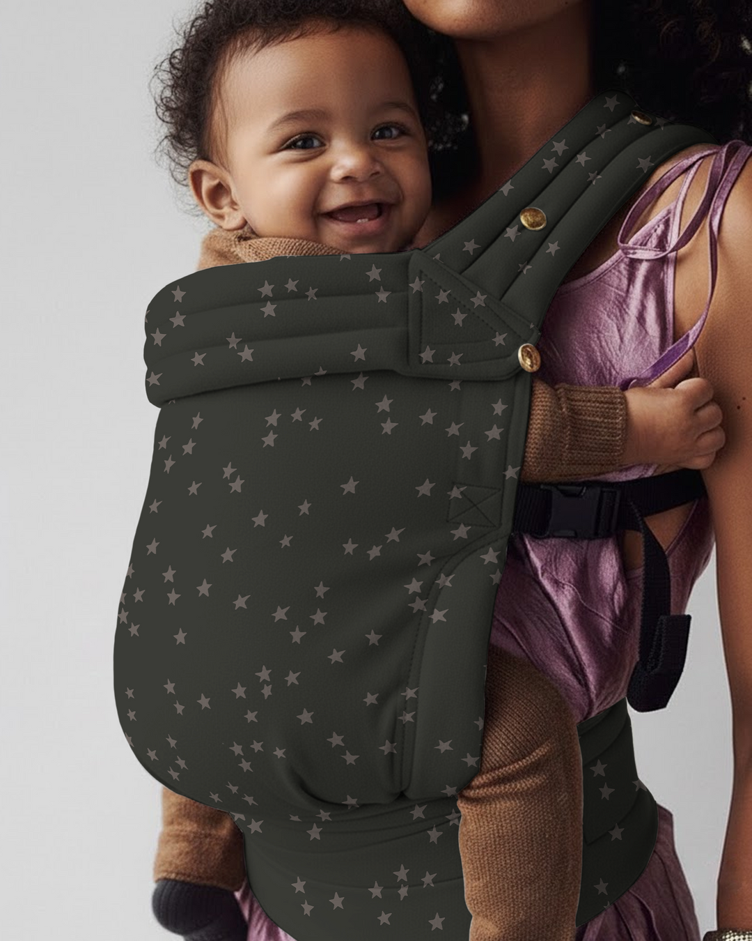 Midnight Minimal Star Scatter Baby Carrier