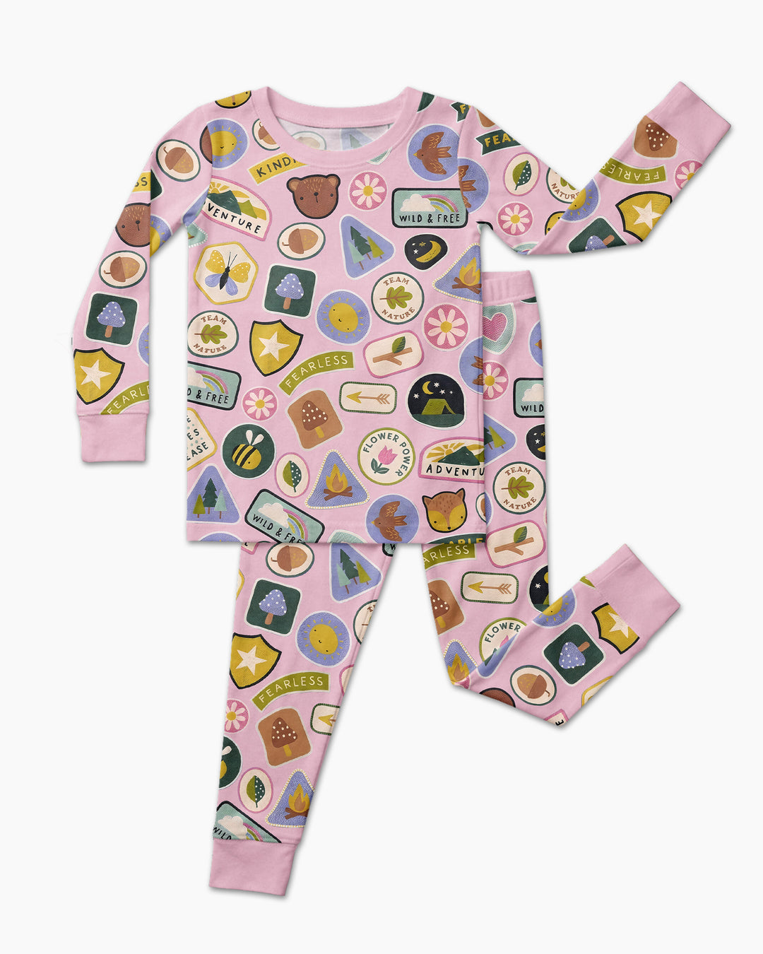 Little Explorer Bamboo Two Piece Long Sleeve Pajama Set